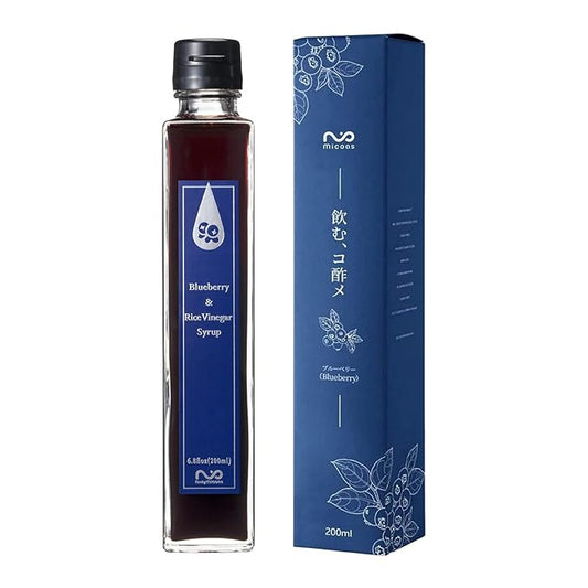 [Micoas] Blueberry & Rice Vinegar Syrup, Drinking Vinegar, Rice Vinegar, shrub drinking vinegar