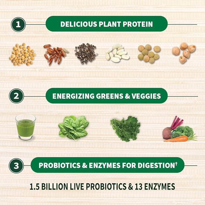 Garden of Life Raw Organic Protein & Greens - Chocolate - Vegan Protein Powder for Women and Men
