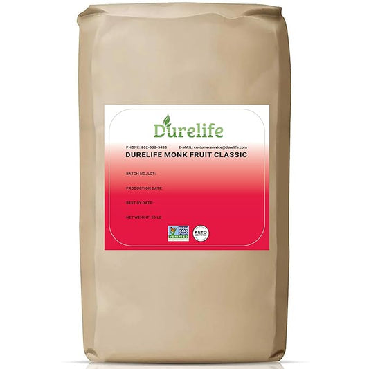 Durelife Monk Fruit Sweetener, Classic - Sugar Substitute, Keto Diet Friendly, 1:1 Zero Calorie