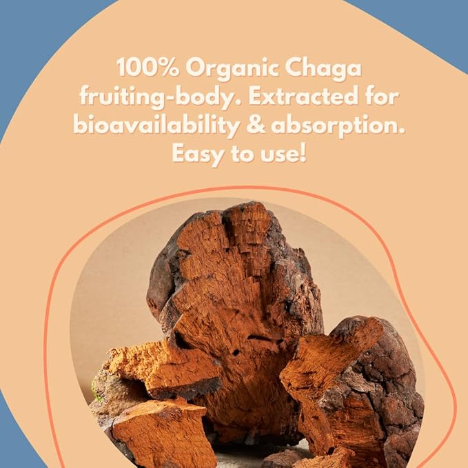Malama Organic Mushroom Hot Cacao Mix, Chaga Mushroom Powder with Fair Trade Cacao for Immune &