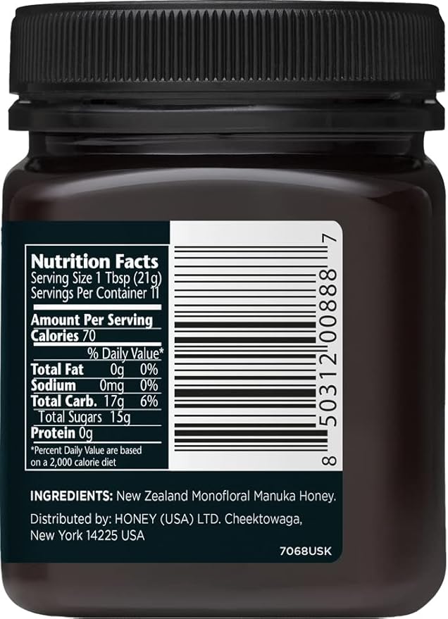 MANUKA DOCTOR - MGO 825+ Manuka Honey Monofloral, 100% Pure New Zealand Honey. Certified.