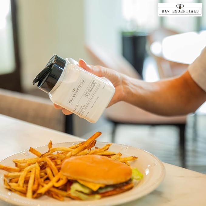 Raw Essentials Salt and Vinegar Fry Seasoning, Gourmet Fries Seasoning - Great on Fries, Fried