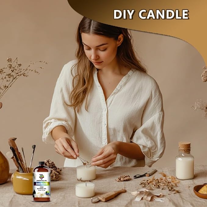 Jasmine Essential Oil (8 oz / 240 ml) ??Jasmine Oils for diffusers, humidifiers, Home Baths