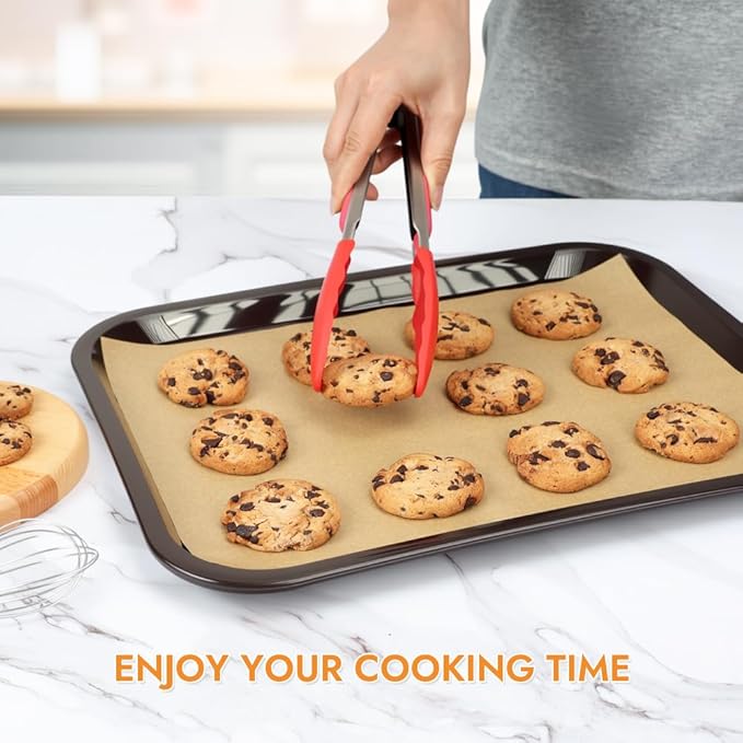 BYKITCHEN 9 x 13 Inch Parchment Paper Sheets, Non-Stick Precut Unbleached Baking Parchment Paper