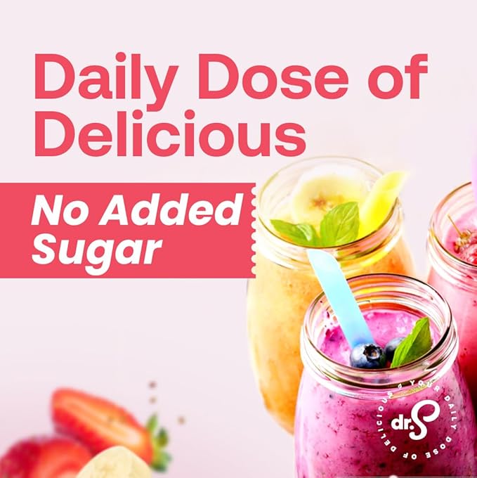 Dr. Smoothie 100% Crushed Strawberry Banana ??No Added Sugar, Made with Real Fruits/Fruit Juice