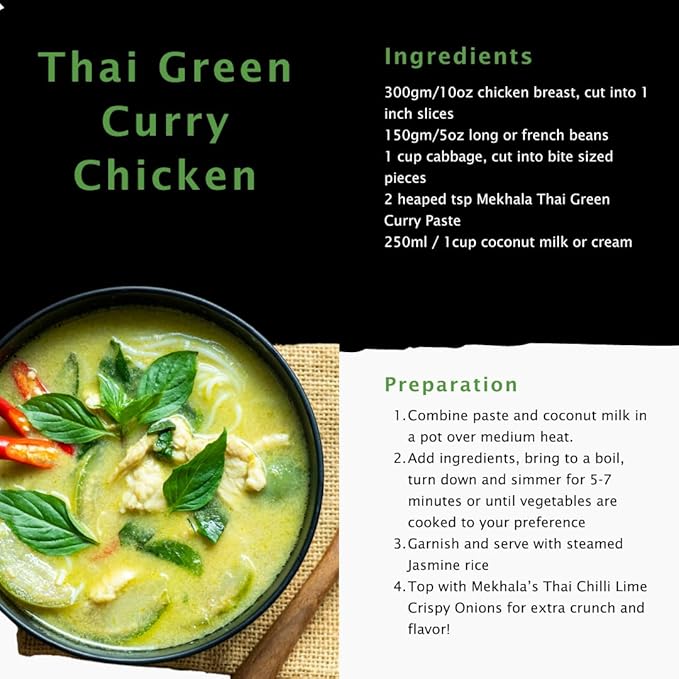 Mekhala Organic Thai Curry Cooking Paste Variety Pack Gluten-Free Vegan