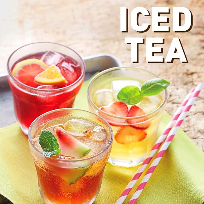 The Republic of Tea – Hibiscus Sangria Iced Herbal Tea, 8 Large Quart-Sized Iced Tea Pouches