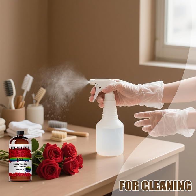 Rose Essential Oil, Rose Oil 16 Fl Oz 480ML for Diffuser Humidifier Yoga Cleaning DIY Candle Soap