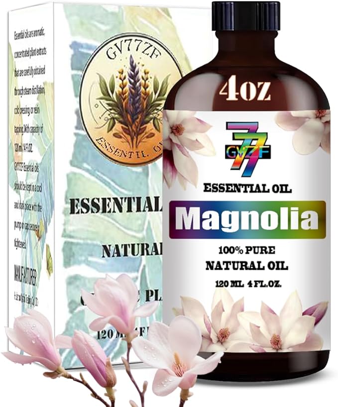 Magnolia Essential Oil (4 oz/120 ml) ??Magnolia Oils for Aromatherapy, diffusers, humidifiers, Home
