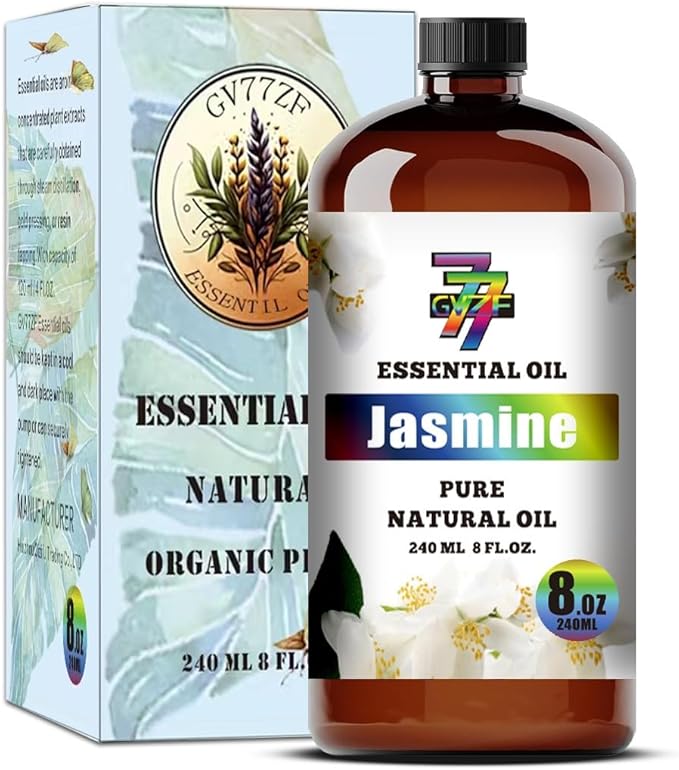 Jasmine Essential Oil (8 oz / 240 ml) ??Jasmine Oils for diffusers, humidifiers, Home Baths