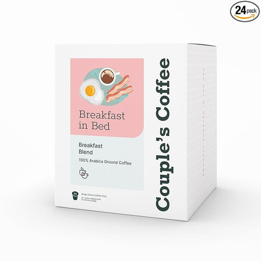 Couple's Coffee Breakfast Blend K-Cups | Gives Back to Military Families | Breakfast in Bed |