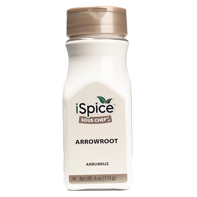 iSpice Premium Arrowroot Powder |Natural Thickener Arrowroot Flour |Gluten-Free Arrowroot Starch|