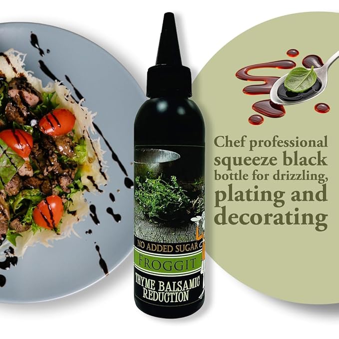 Castillo de Pinar (No Sugar Added) Thyme Balsamic Vinegar Reduction 150ml by Froggit Non GMO