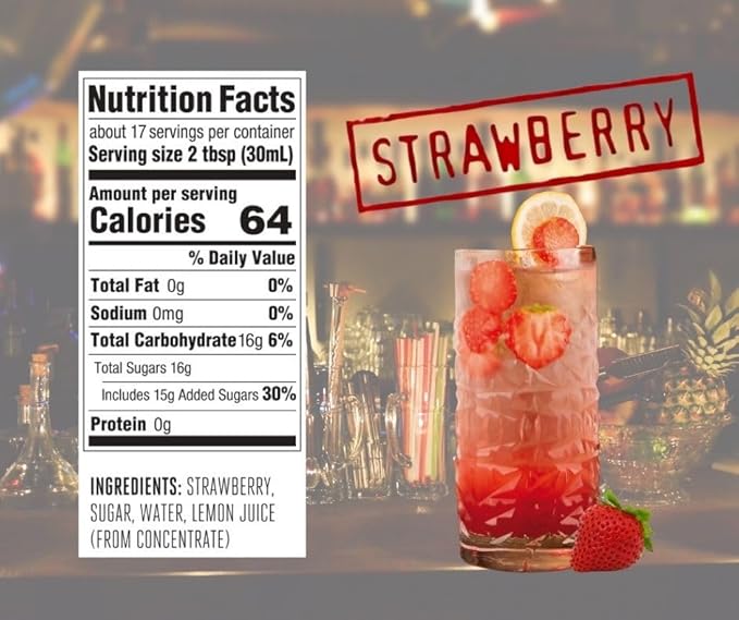 Mayer Premium Hungarian Strawberry Syrup ??Award-Winning Artisanal Strawberry Syrup, All Natural