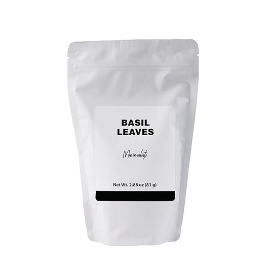 Minimalist Basil Leaves, Perfect for Cooking and Seasoning, Packaged for Convenience in a