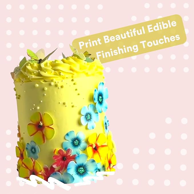Printable Edible Wafer Paper Sheets from paper2eat (Standard (0.30 mm - 100 sheets))