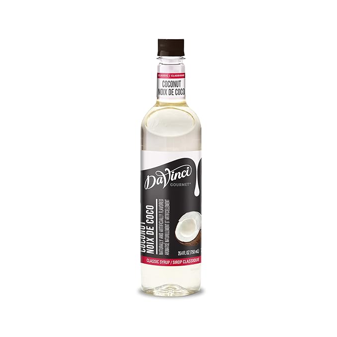 DaVinci Gourmet Classic Syrup, Tropical Flavor Variety Pack - Coconut, Guava, Passion Fruit