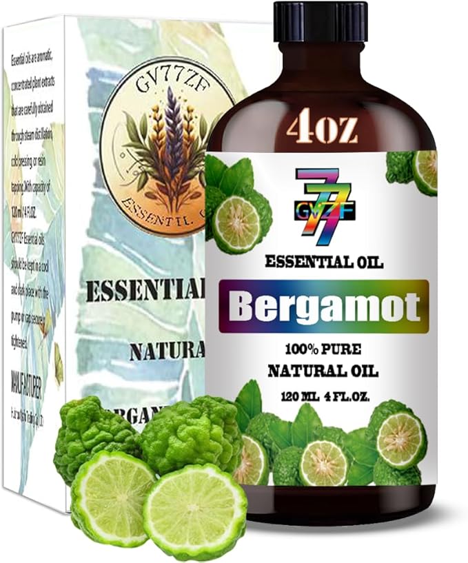 Bergamot Essential Oil (4 oz/120 ml) ??Bergamot Oils for Aromatherapy, diffusers, humidifiers, Home