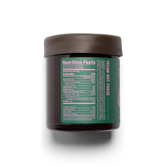 Coop's Vegan Hot Fudge Sauce 10.6 OZ - Gluten Free Vegan, Kosher, Non GMO, Gourmet, All Natural