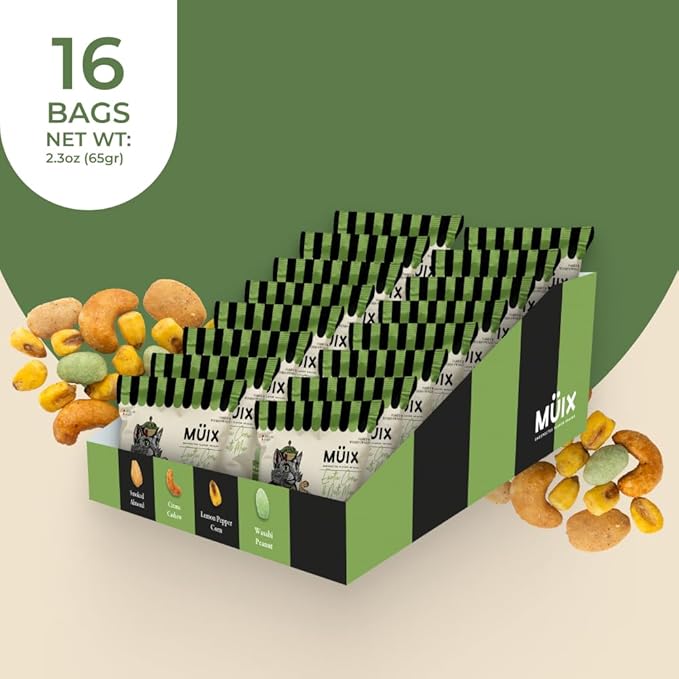 M체ix Snacks, Special Flavor Trail Mix, Exotic Mix, Mix Snacks (Smoked Almond, Citrus Cashew