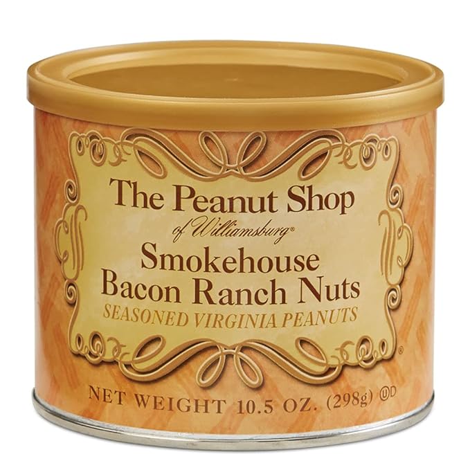 The Peanut Shop of Williamsburg Bacon Ranch Seasoned Salted Virginia Peanuts from Williamsburg