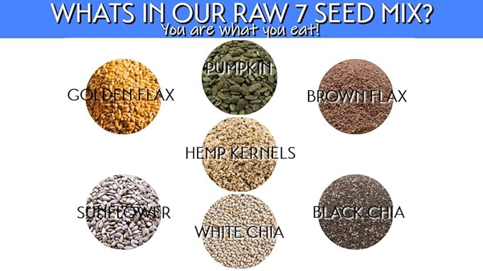 GERBS Raw Super 7 Seed Snack Trail Mix 2 LBS. | Top 14 Food Allergy Free | Resealable Bulk Bag |