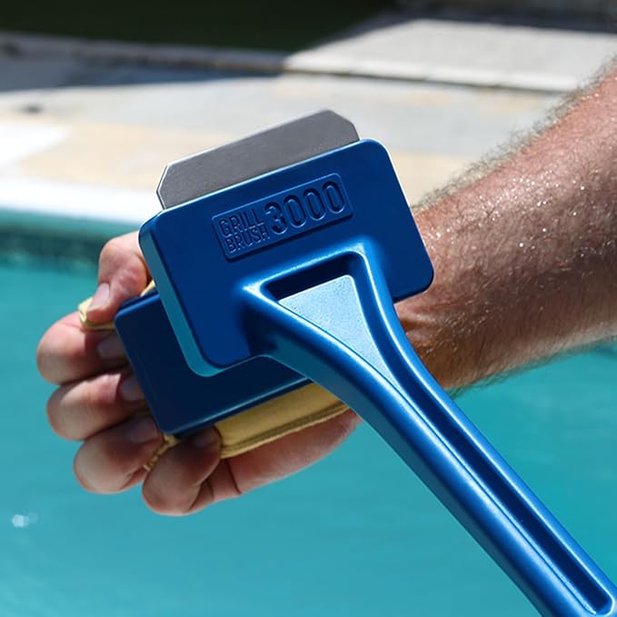 Grill Rescue BBQ Replaceable Scraper Cleaning Head, Bristle Free - Safe, Durable and Unique Scraper