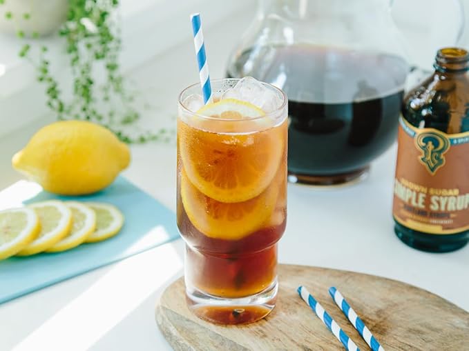 Portland Syrups Brown Sugar Simple Syrup - Drink Mix for Exceptional Cocktails, Simple Syrup for
