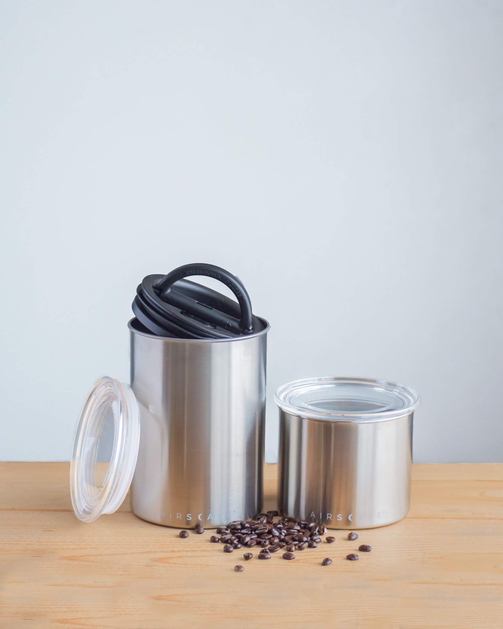 Planetary Design Airscape® Stainless Steel Coffee Canister | Food Storage Container | US Patented