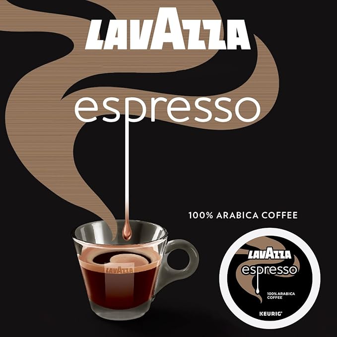 Lavazza Espresso Italiano Single-Serve Coffee K-Cup® Pods for Keurig® Brewer, Medium Roast, 22