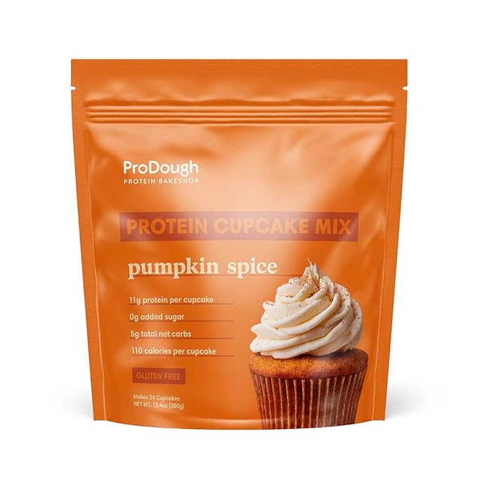 ProDough High Protein- Gluten Free Cupcake Mix, Low Carb, 13g of Protein per Cupcake, No Added