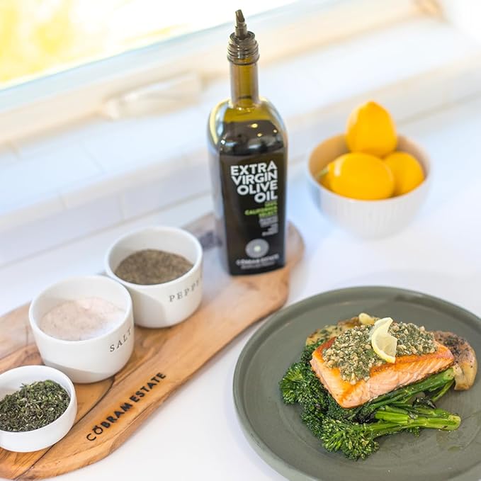 Cobram Estate California Select Extra Virgin Olive Oil - First Cold Pressed, Non-GMO, Keto