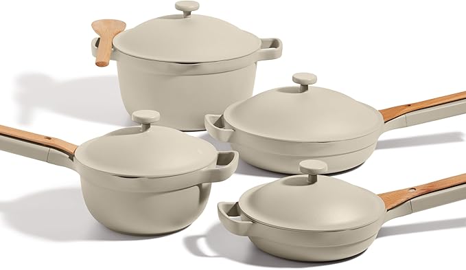 Our Place Cookware Set - 13-Piece Kit Including the Always Pan, Perfect Pot and Spatulas |