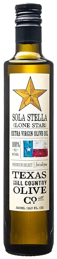 Sola Stella Extra Virgin Olive Oil - Cold Pressed Gourmet EVOO Olive Oil - Uniquely Smooth &