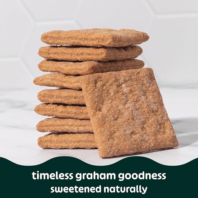 Must Love Classic Graham - No Added Sugar, Sweetened with Dates - Great for Pie Crust, Mini S'more