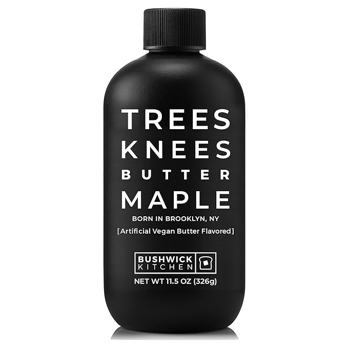 Trees Knees Butter Maple, Organic Maple Syrup with Sea Salt, Vegan, Gluten-Free, Paleo-friendly