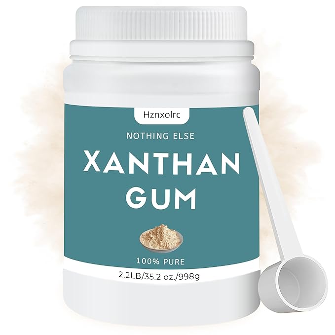 2.2 lb Food-Grade Xanthan Gum Powder, Pure Xanthan Gum for Baking Gluten Free, Xanthan Gum