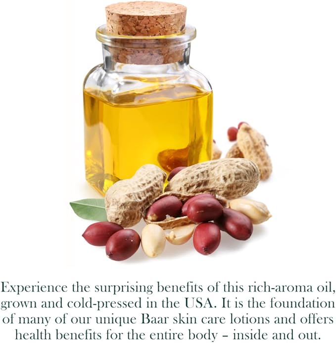 Baar Expeller, Cold Pressed Peanut Oil from Roasted Peanuts Grown in The United States - Kosher