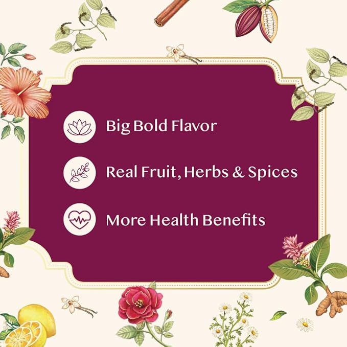 VAHDAM Top 9 Exotic Loose Leaf Herbal Tea Sampler (18+ cups) | No Caffeine | Floral & Fruity Blends