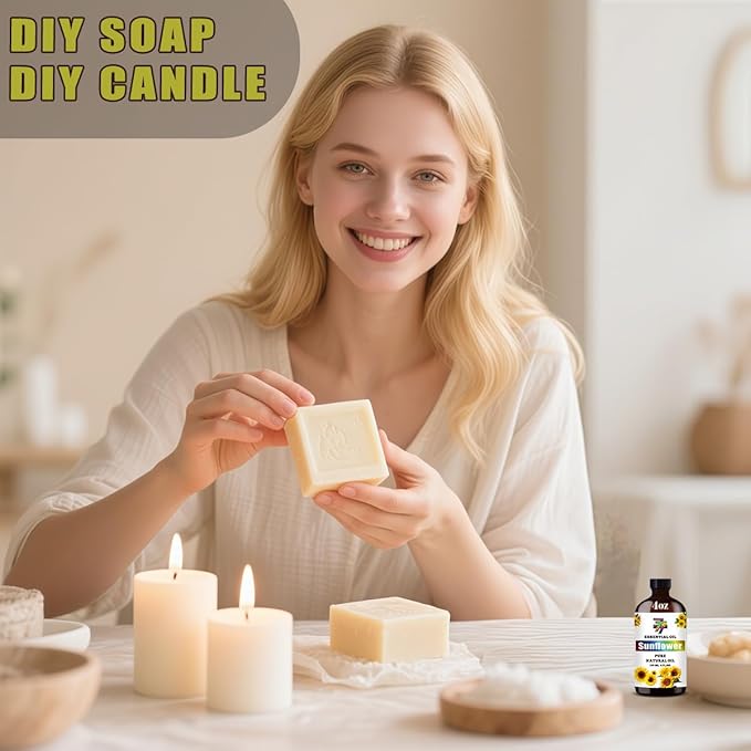 Sunflower Essential Oil (4 oz/120 ml) ??Sunflower Oils for Aromatherapy, diffusers, humidifiers