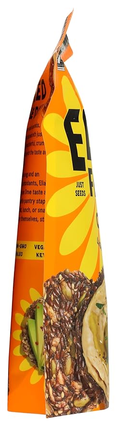 Cumin All Seed Savory Crisps – All Natural, Gluten Free, Good Source of Protein, High Fiber, Vegan