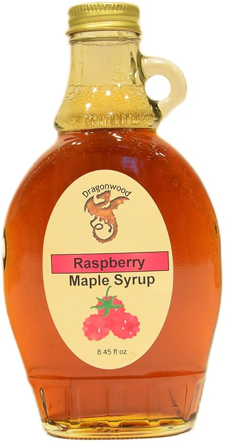 Raspberry Maple Syrup - For Pancakes and Waffles ??Made With Pure Maple Syrup And Natural Flavor