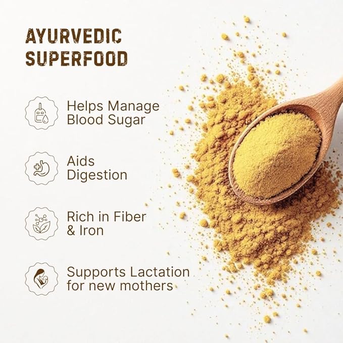 Fenugreek Powder Organic 19.05 oz - Ground Fenugreek for Cooking, Smoothies & Hair - USDA Organic