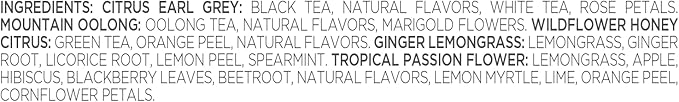 Tea Forte Demoiselle Premium Tea Presentation Box Tea Gift Sampler, 20 Count, 2 of Each Variety