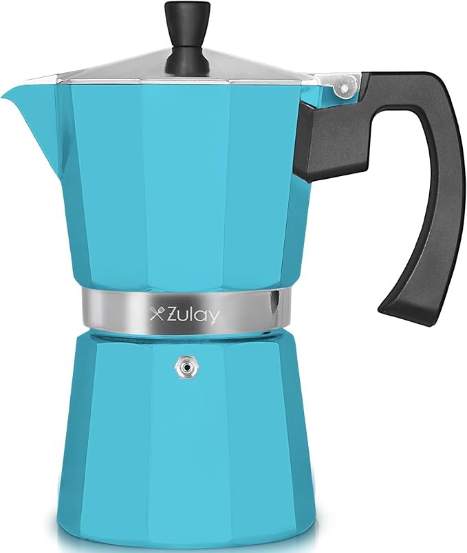 Zulay Premium Moka Pot Espresso - Leak-Proof Stovetop Espresso Maker - Perfect for Authentic Cuban