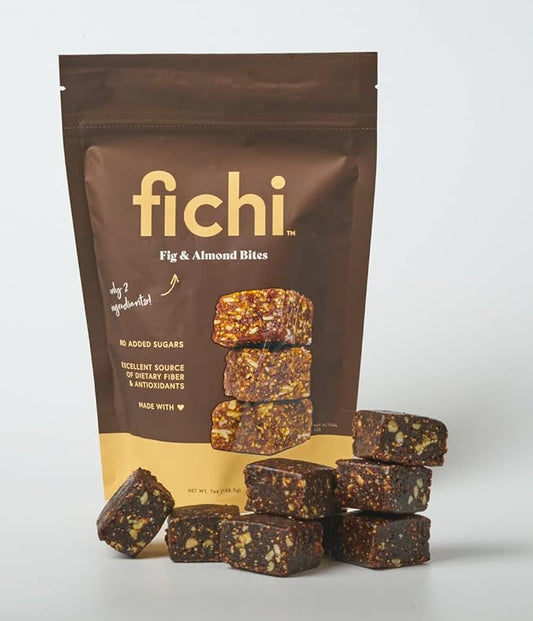 Fichi Fig and Nut Bites, a Wholesome and Delicious Gluten-Free Italian Fruit and Nut Snack, 3.5oz