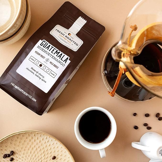 Fresh Roasted Coffee, Guatemala Huehuetenango | 2 lb (32 oz) | Single Origin | Medium Roast |