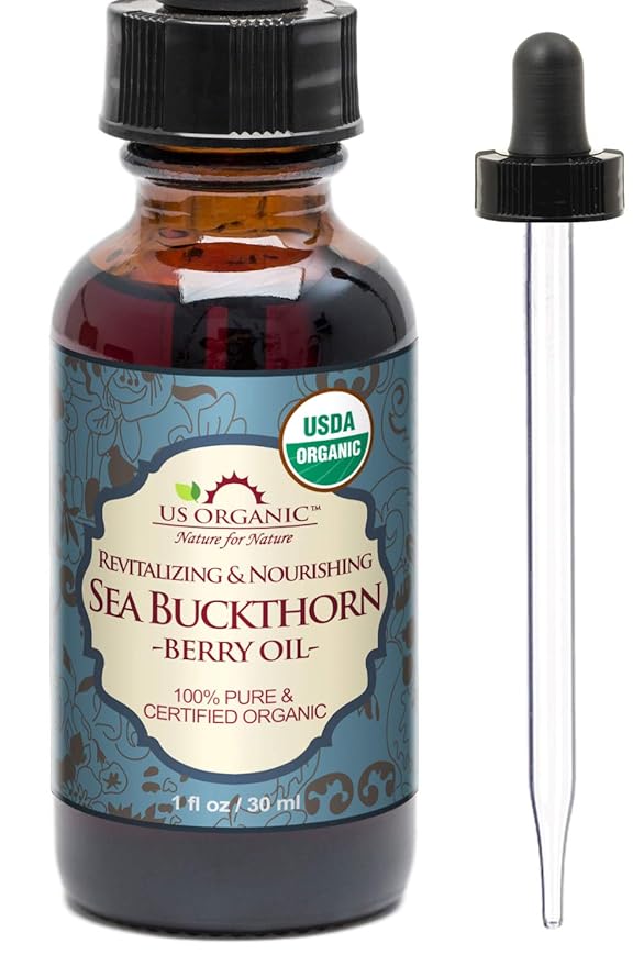 US Organic Sea Buckthorn Berry (Fruit) Oil, Supercritical CO2 extracted, USDA Certified