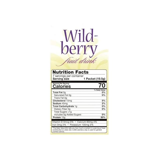 Nutmeg State Nutrition - High Protein Diet Fruit Drink - 15g Protein - Low Calorie - Low Carb - Low