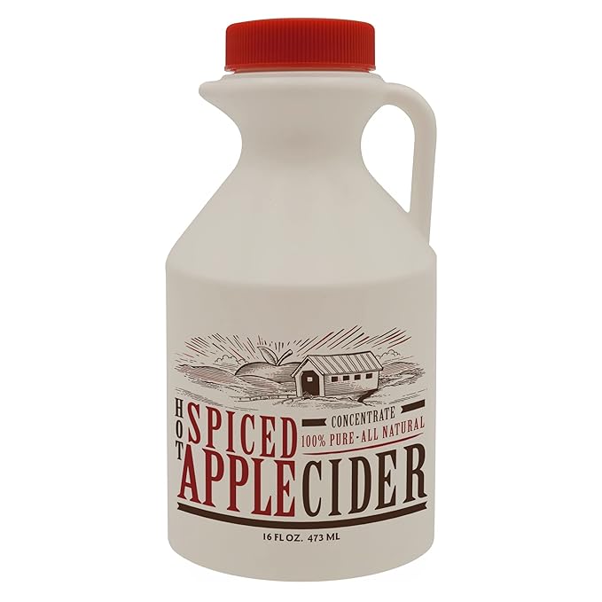 Mountain Cider Apple Cider Concentrate | Spiced Hot Apple Cider Drink | 16 fl. oz (16 servings)